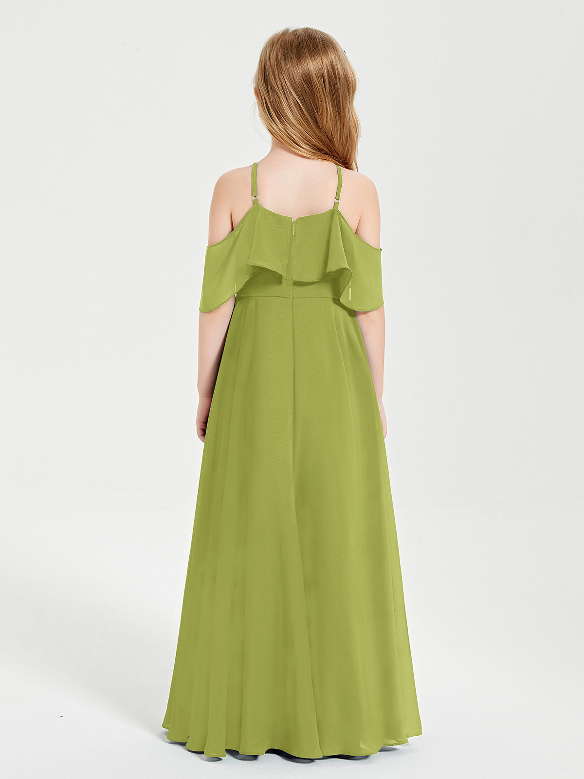 Off-the-Shoulder Long Dresses for Junior Bridesmaids Clover